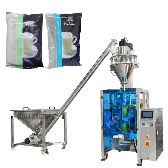 Heiße Verkäufe Fabrikpreis Hochgeschwindigkeits-Pulververpackungsmaschine Mehlwaschmittel Milch Automatische Beutelwaschpulver-Verpackungsmaschine Gewürzpulver Masala-Pulver
